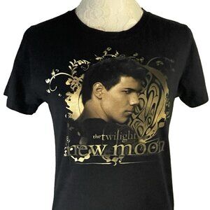 Twilight New Moon Jacob TShirt Juniors XL Womens S M Fit Black Wolf Pack Tee '09